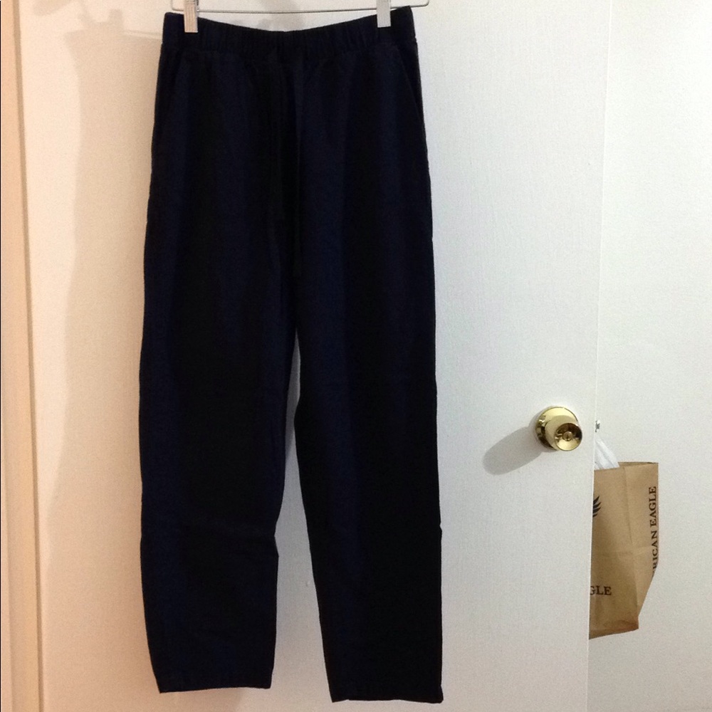 Uniqlo women's navy cotton pants size XS